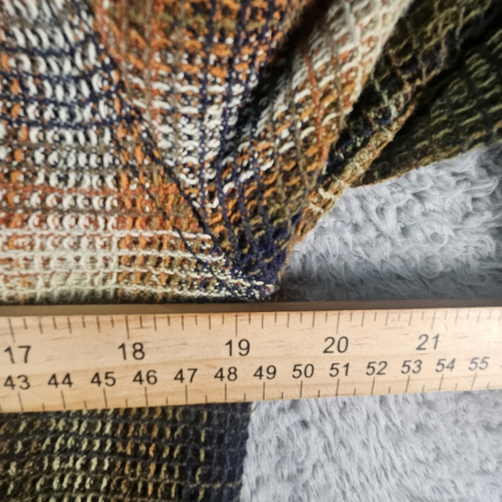 Free People Anneli Plaid Shirt Jacket Womens XS Flannel Ombre Shacket 90s Grunge - Picture 12 of 13